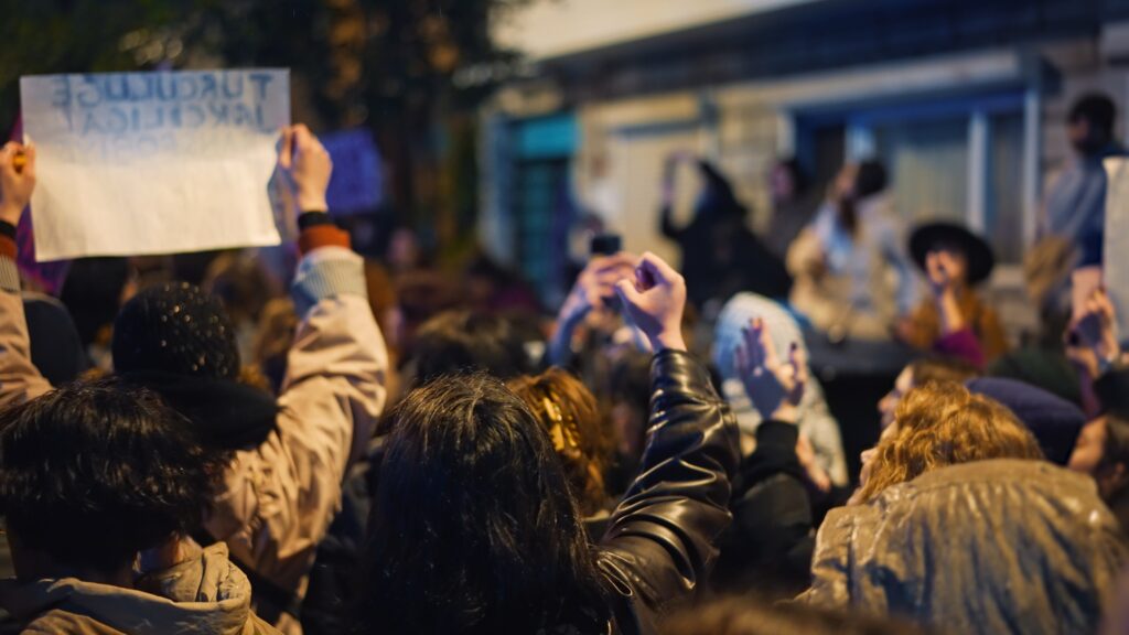 Valencia flood protest