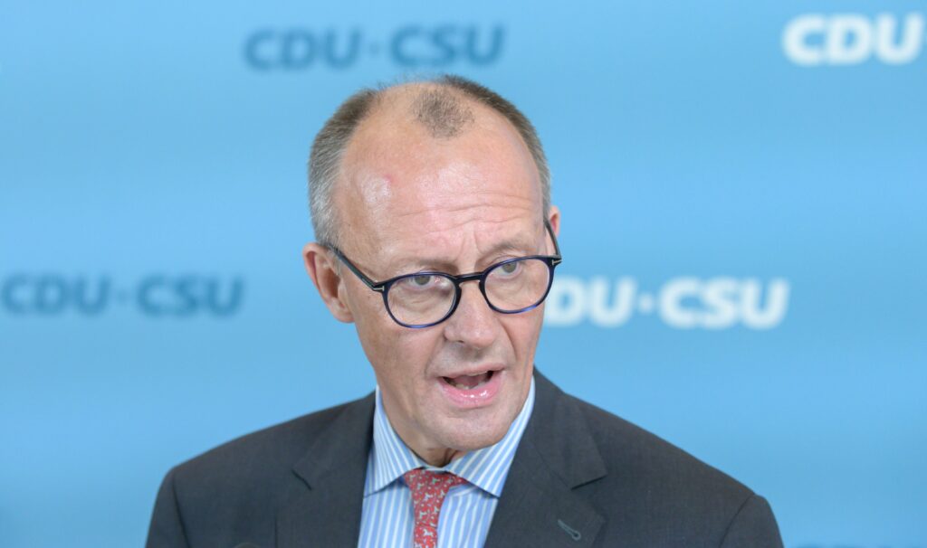 Friedrich Merz speaks at CDU conference